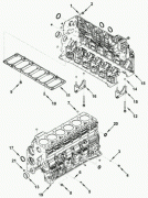 Блок цилиндров Cummins 6ISBe 210